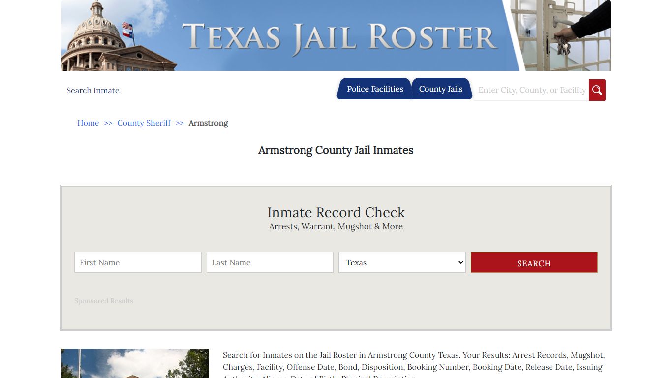 Armstrong County Jail Inmates - Jail Roster Search